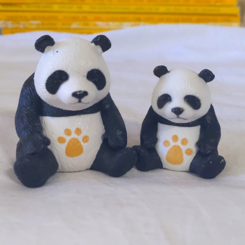 Panda Cute Cartoon Chinese Style Animal Figurines Micro Landscape Art Craftworks